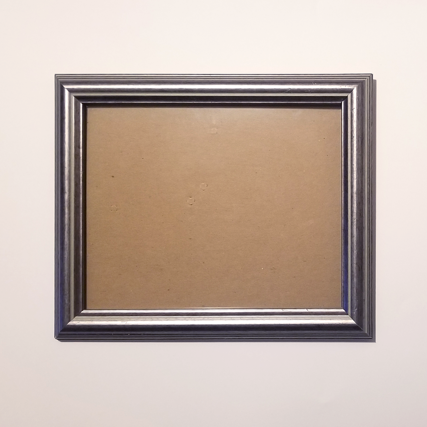 8"x10" Silver Frame for Artwork Rustic Vintage Picture Frame with Hook or Stand