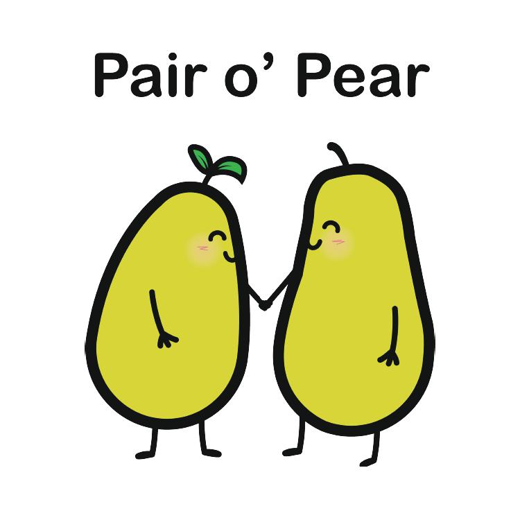 Pair O' Pear - Sticker